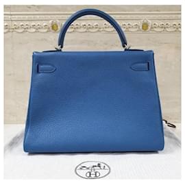 Hermès-hermes kelly 32 Borsa-Blu