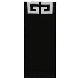 Givenchy-GIVENCHY 4G Logo Scarf-Black