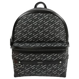 Versace La Greca Signature Backpack Black