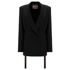 Stella Mc Cartney Blazer con petto foderato Luisa di Stella McCartney Nero