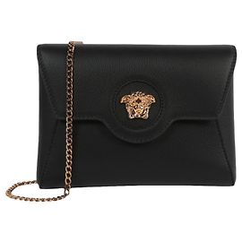 Versace La Medusa Envelope Clutch Black