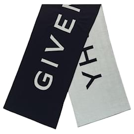 Givenchy-Givenchy Logo Print Scarf-Multiple colors