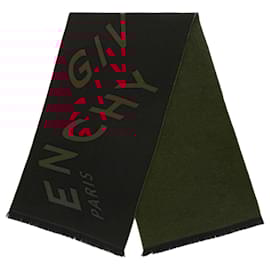 Givenchy-Givenchy Chevron Logo Scarf-Multiple colors