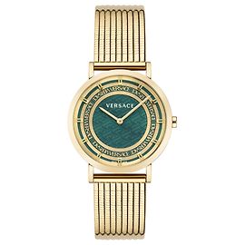 Relógio Pulseira Versace Nova Geração Dourado Metálico