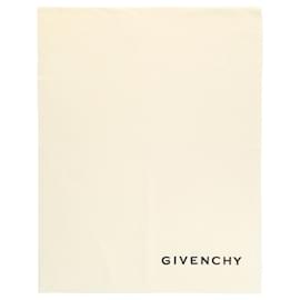 Givenchy-Givenchy Logo Print Wool Scarf-White,Cream