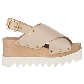 Stella Mc Cartney Sandalias con plataforma Percy de Stella McCartney Beige