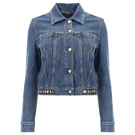 Stella Mc Cartney Giacca di jeans corta con logo Stella McCartney Blu