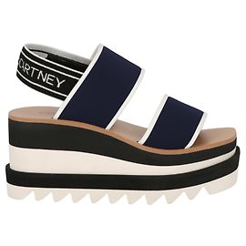 Stella Mc Cartney Sandali con plateau Elyse di Stella McCartney Blu