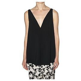 Stella Mc Cartney Stella McCartney Sutton Sleeveless Swing Cady Top Black