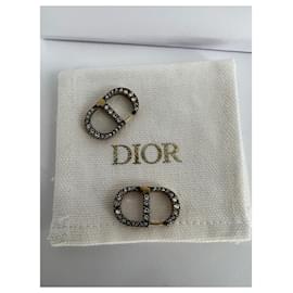 Christian Dior-Boucles d'oreilles-Bijouterie dorée