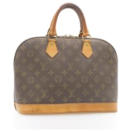 Louis Vuitton-Bolso de mano Alma con monograma LOUIS VUITTON M51130 LV Auth 35065-Otro