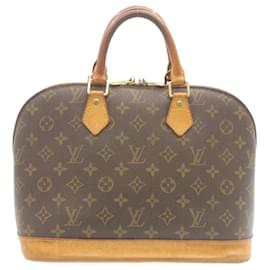 Louis Vuitton-Bolso de mano Alma con monograma LOUIS VUITTON M51130 LV Auth 35065-Otro