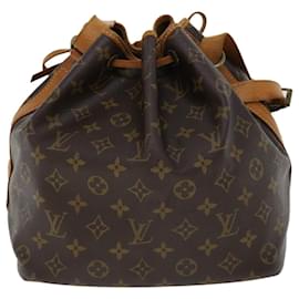Louis Vuitton-LOUIS VUITTON Monogram Petit Noe Shoulder Bag M42226 LV Auth 35222-Other