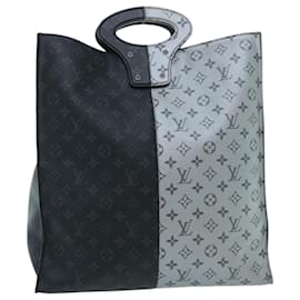 Louis Vuitton-LOUIS VUITTON Monogram Eclipse Split Pacific Tote Bag M43816 Auth LV 34728A-Autre