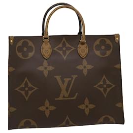 Louis Vuitton-LOUIS VUITTON Monogram Reverse On-the-go GM Tote Bag M44576 LV Auth 34732a-Other