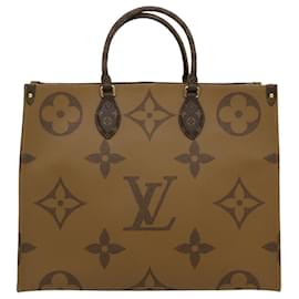 Louis Vuitton-LOUIS VUITTON Monogram Reverse On-the-go GM Tote Bag M44576 LV Auth 34732a-Other