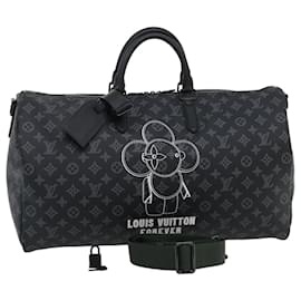Louis Vuitton-LOUIS VUITTON Monograma Eclipse Vivienne Keepall 50 Boston Bag M43683 auth 34733NO-Outro