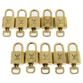 Louis Vuitton-Louis Vuitton padlock 10Set Gold Tone LV Auth 34737-Other