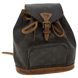 Louis Vuitton-LOUIS VUITTON Monogram Montsouris PM Backpack M51137 LV Auth 35267-Other