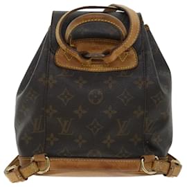 Louis Vuitton-LOUIS VUITTON Monogram Montsouris PM Backpack M51137 LV Auth 35267-Other