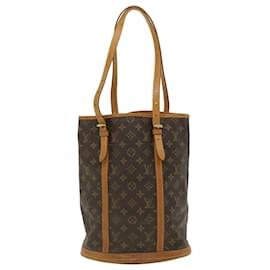 Louis Vuitton-LOUIS VUITTON Monogram Bucket GM Shoulder Bag M42236 LV Auth 35277-Other