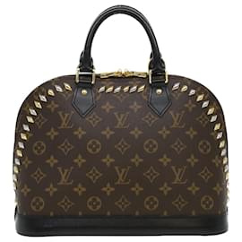 Louis Vuitton-LOUIS VUITTON Studs Alma PM Hand Bag M41579 LV Auth 34397-Other
