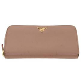 Prada-PRADA Wallet Leather 5Set Pink Navy beige Auth ar8629-Pink,Beige,Navy blue
