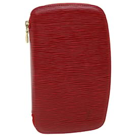 Louis Vuitton-LOUIS VUITTON Epi Agenda Geode Wallet Red M63877 LV Auth am3597-Red