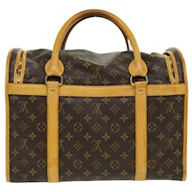 Louis Vuitton-LOUIS VUITTON Monogram Sac Chien 40 Pet Carry M42024 LV Auth jk2993-Other