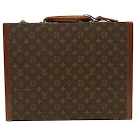 Louis Vuitton-LOUIS VUITTON Monogram President Trunk Vintage M53012 LV Auth 35153a-Monogram