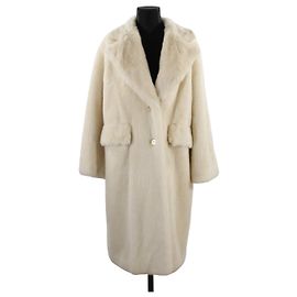 Essentiel Antwerp Abrigo esencial de Amberes 34 Blanco