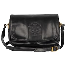 Autre Marque-Giorgio Beverly Hills Black Leather Crossbody Bag-Black