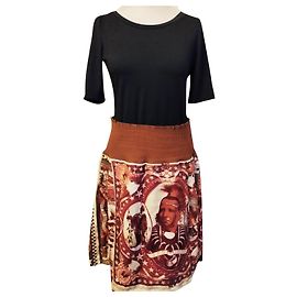 Jean Paul Gaultier SKIRT GAULTIER CHEYENNE T 44 Chestnut