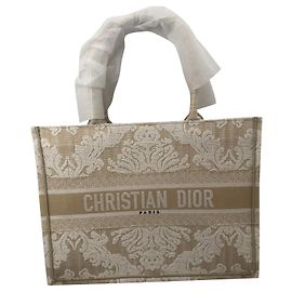 Christian Dior Medium book tote Beige