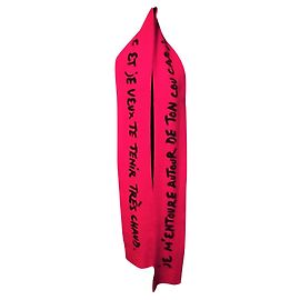 Jc De Castelbajac ECHARPE XXL CASTELBAJAC Rouge