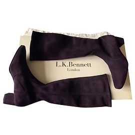 Botas Lk Bennett em pele de veado roxas Roxo