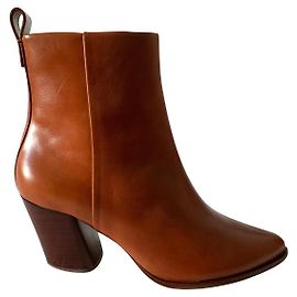 Tory Burch Sierra brown pointy ankle boots Hazelnut