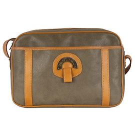Autre Marque Sac messager en cuir texturé Ted Lapidus Gris