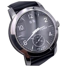 Fendi-stainless steel 2100 G Unisex Quartz Wrist Watch Black Dial-Silvery