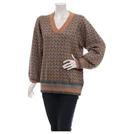 Pull Karen B Y Simonsen en coton oversize Multicolore