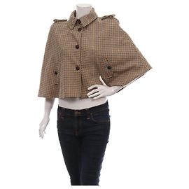 Veste poncho Hallhuber laine mélange M Multicolore