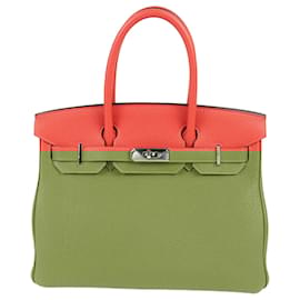 Hermès-Hermès Red Togo Birkin Retourne 30-Red
