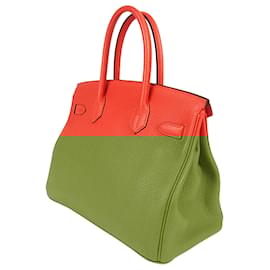 Hermès-Hermès Red Togo Birkin Retourne 30-Red