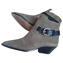 Isabel Marant-Ankle Boots-Taupe