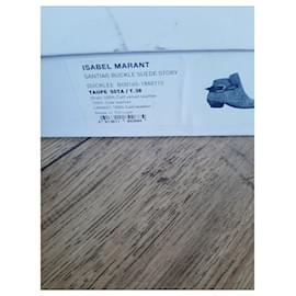 Isabel Marant-botas de tornozelo-Taupe