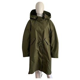 Tory Burch Parka verde oversize Cachi