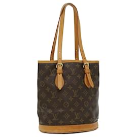 Louis Vuitton-LOUIS VUITTON Monogram Bucket PM Shoulder Bag M42238 LV Auth yk5738-Other
