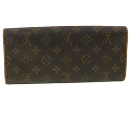 Louis Vuitton-LOUIS VUITTON Monogram Pochette Twin GM Shoulder Bag M51852 LV Auth tp548-Monogram