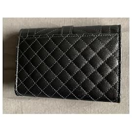 Saint Laurent-Monogramme  wallet-Black