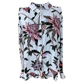 Chemise Ba&sh Rose Blanc Vert